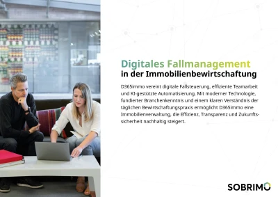 Cover des Whitepapers "Digitales Fallmanagement in der Immobilienbewirtschaftung"