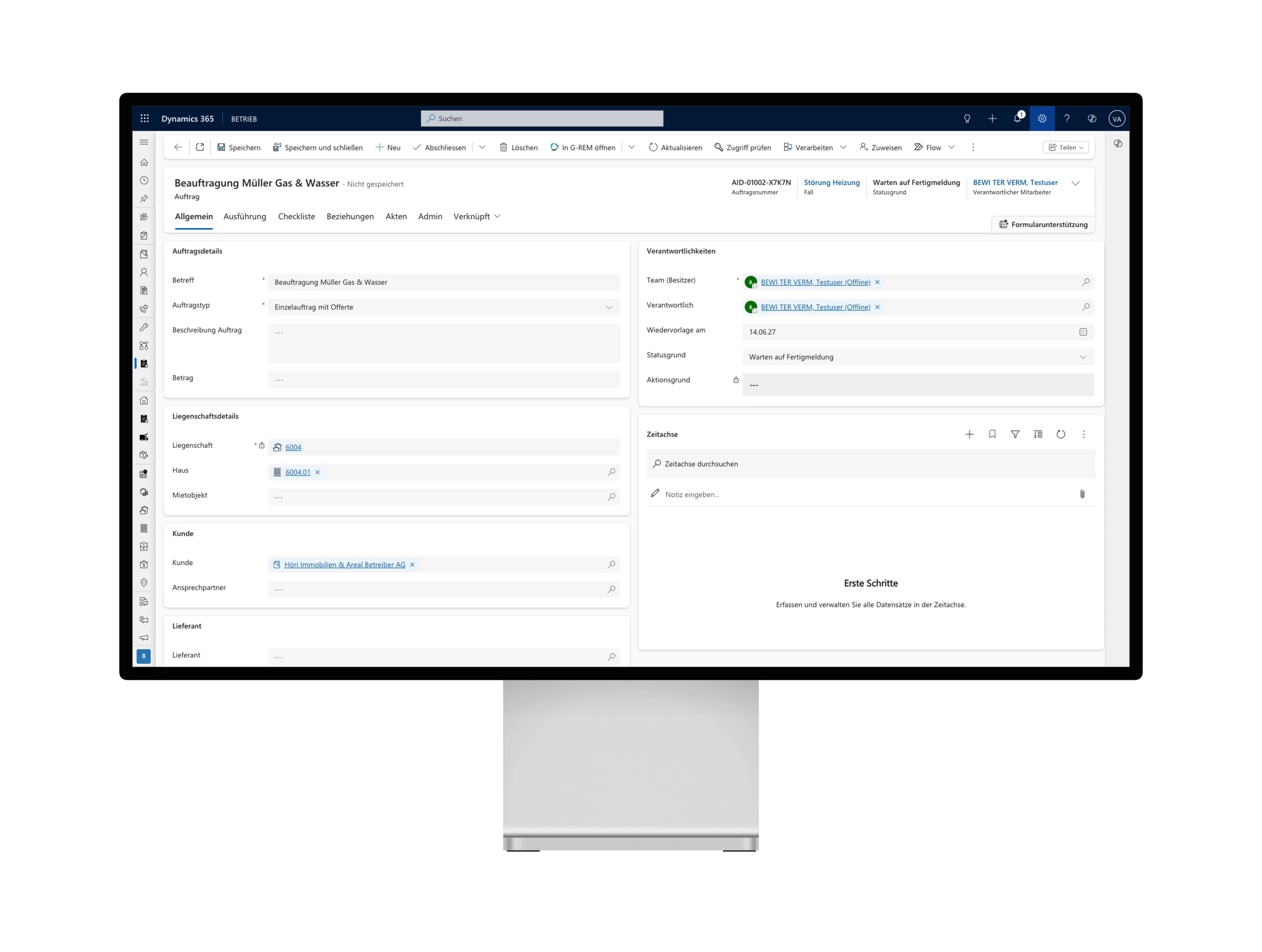 Dashboard Mockup mit Diagrammen
